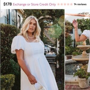 White Mini Dress - Mumu